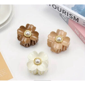 Women 3 Unbranded Hair Accessories One Size White Gold